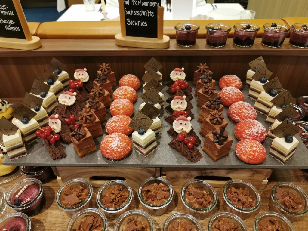 Schoko buffet im Weihnachts style