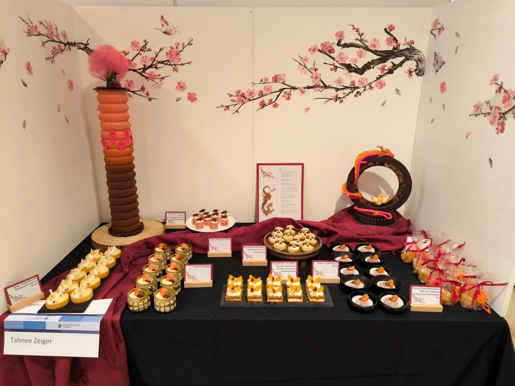 Süßwaren Dessert Buffet in Asia Style, Meistertisch
